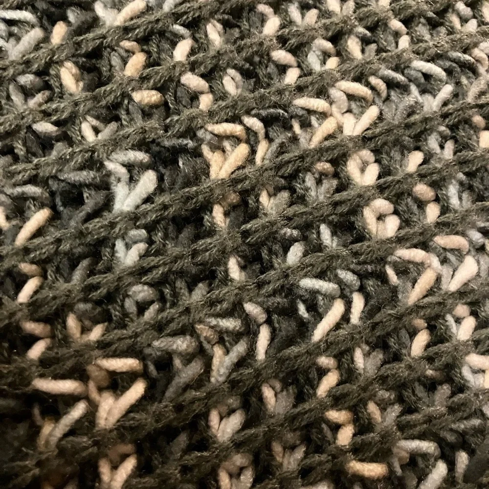 Laura Ashley acrylic throw super soft crochet perfect for all seasons neutral